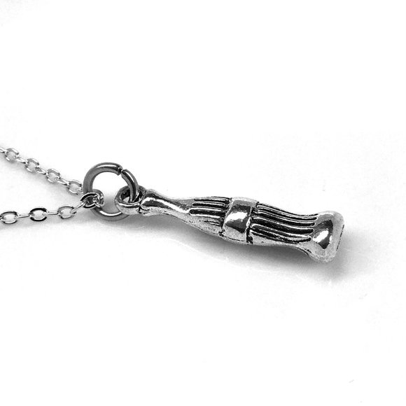 Soda Bottle Drink Charm Necklace - Picture 2 of 2